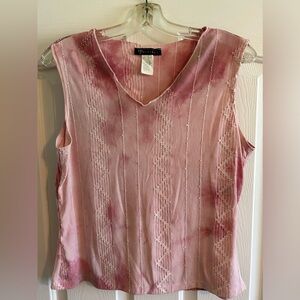 Pink dressy tank